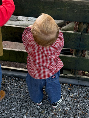 Luke Checkered Shirt Red