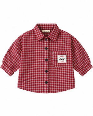 Luke Checkered Shirt Red