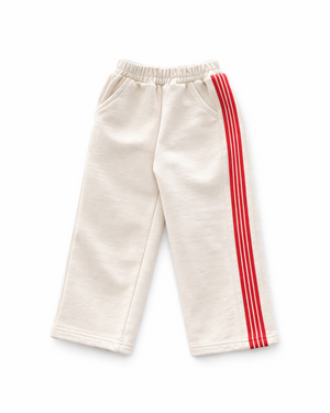 Joggers Ecru/Rood - Bebe
