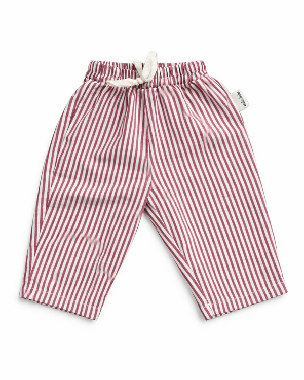 Lolo gestreepte broek rood