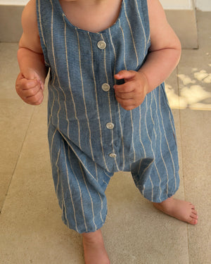 Mace Romper Striped - Bebe