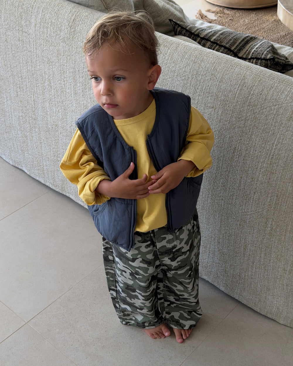 Eli lange mouwen shirt geel