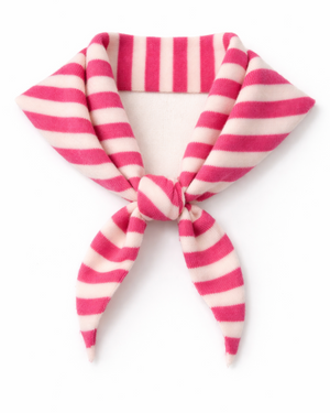 Gestreepte sjaaltje roze