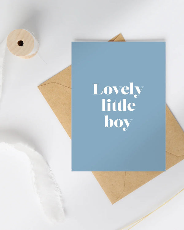 Lovely little boy card (A5)