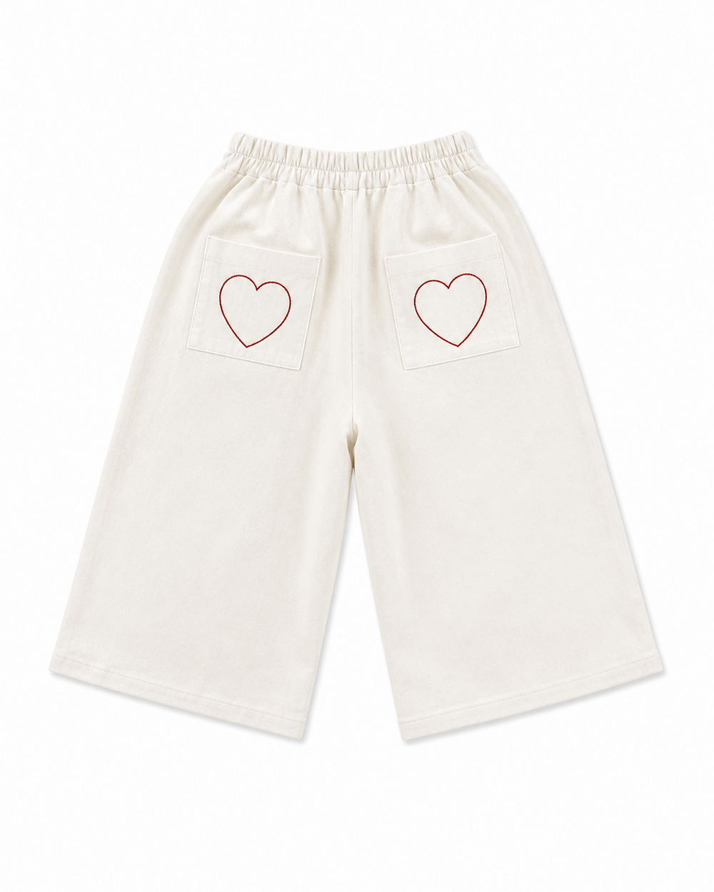 Olivia Heart Jeans White