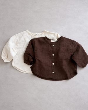 Ellie Shirt Ecru - Bebe