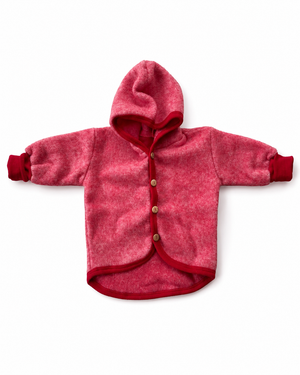 Wol fleece Jack - Rood