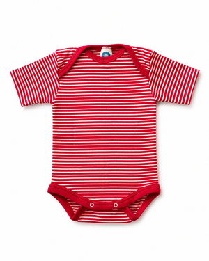 Romper met Strepen Korte Mouw - Rood