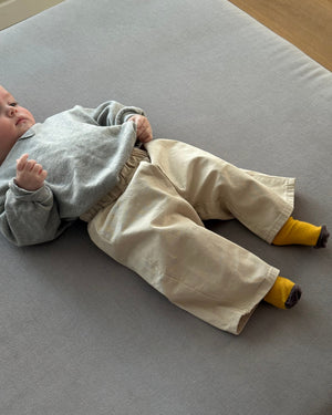 Lennon Sweater Romper Grey - Bebe