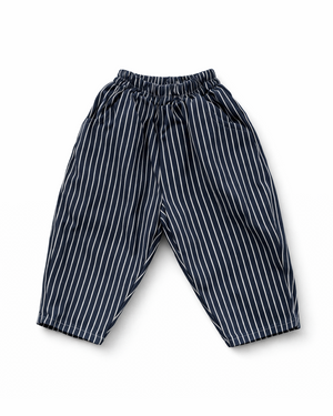 Lucie gestreepte jeans blauw