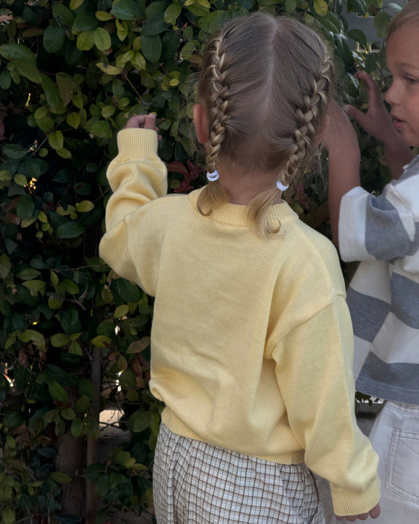 June Cardigan Yellow