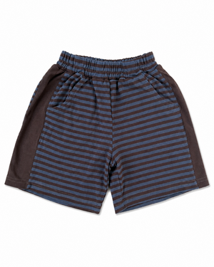 Axel Striped Shorts Brown