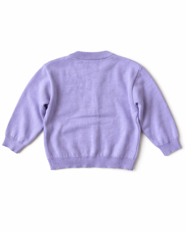 June Cardigan Purple