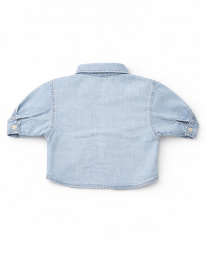Lily Denim Blouse - Bebe