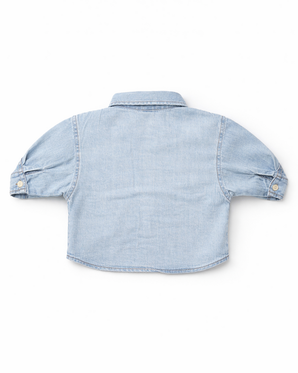 Lily Denim Blouse - Bebe