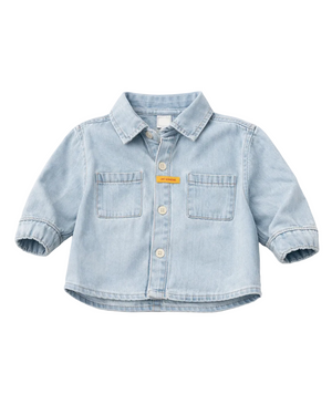 Lily Denim Blouse - Bebe