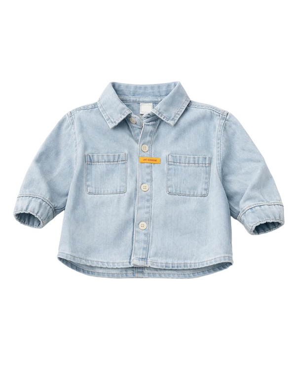Lily Denim Blouse - Bebe