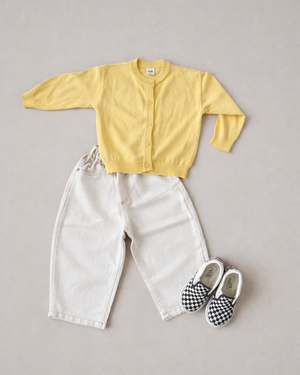 June Cardigan Yellow