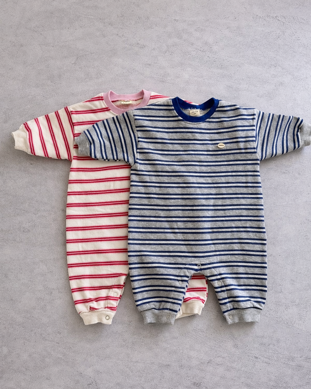 Billie Romper Gestreept Rood - Bebe
