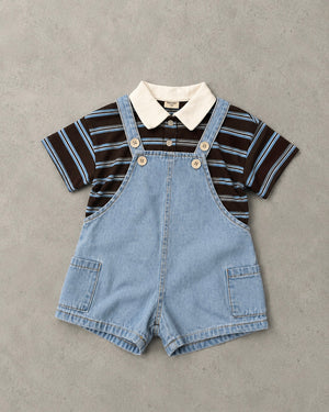 Lesley Denim Overalls - Bebe