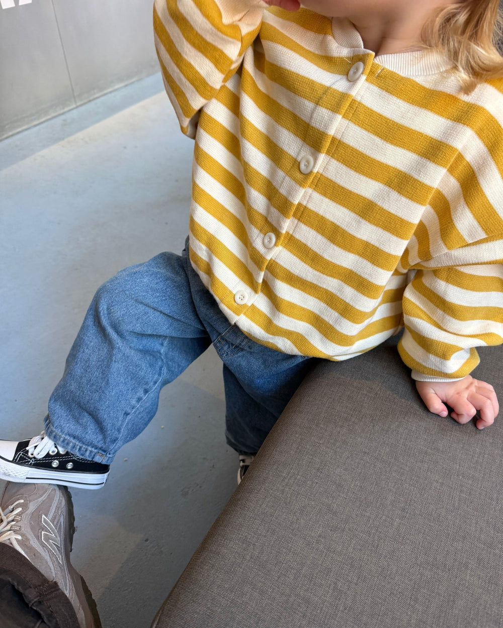 George Cardigan Yellow
