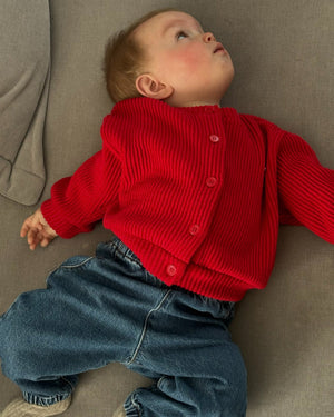 Rood Vestje Em - Bebe