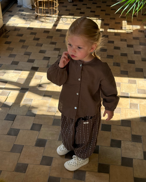 Ellie Blouse Bruin - Bebe