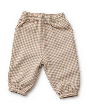 Mimi Blocked Pants Beige