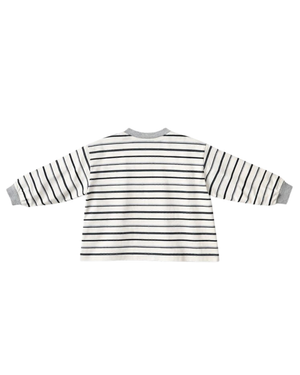 Lou Grey/White Long Sleeve