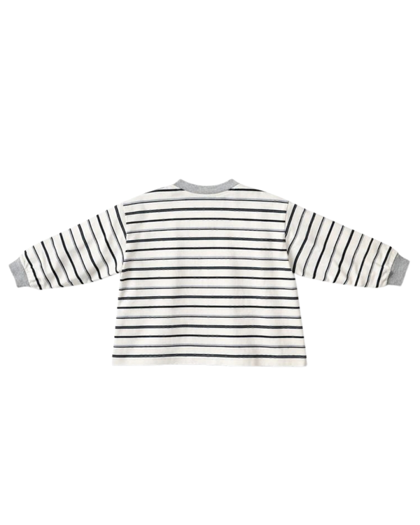 Lou Grey/White Long Sleeve