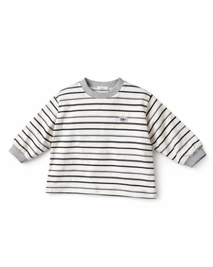 Lou Grey/White Long Sleeve