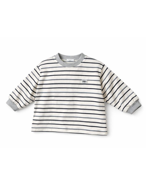 Lou Grey/White Long Sleeve