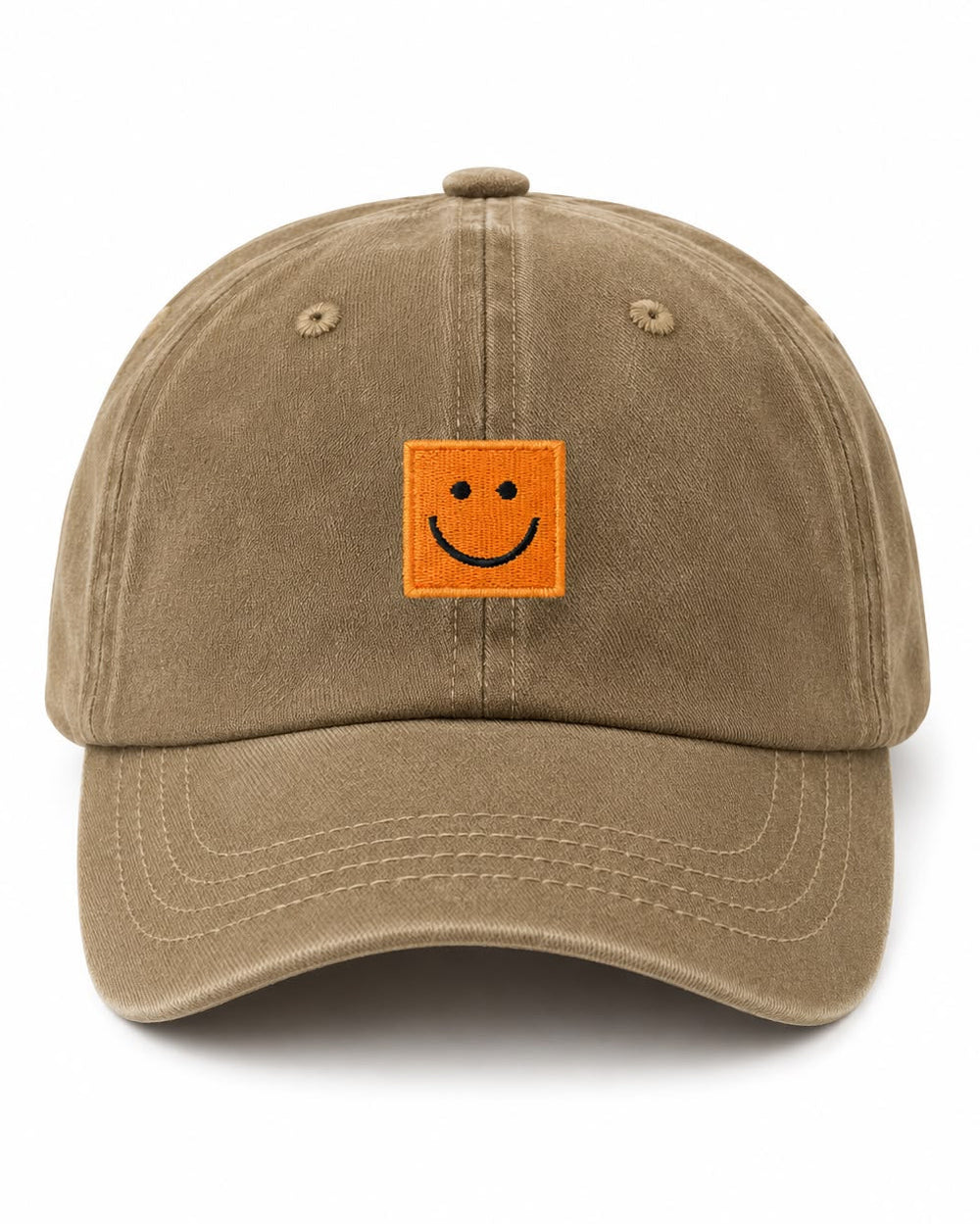 Smiley Taupe - Cap