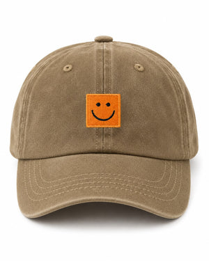 Smiley Taupe - Cap