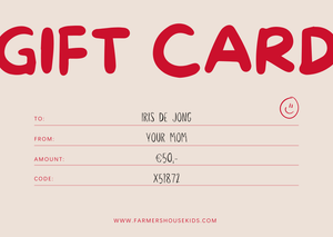 Physical Gift Card