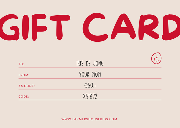 Physical Gift Card