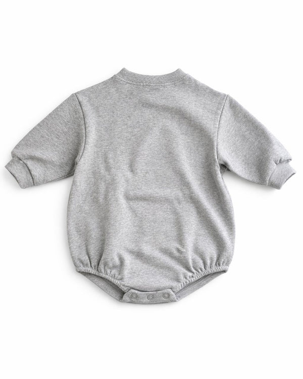 Lennon Sweater Romper Grey - Bebe