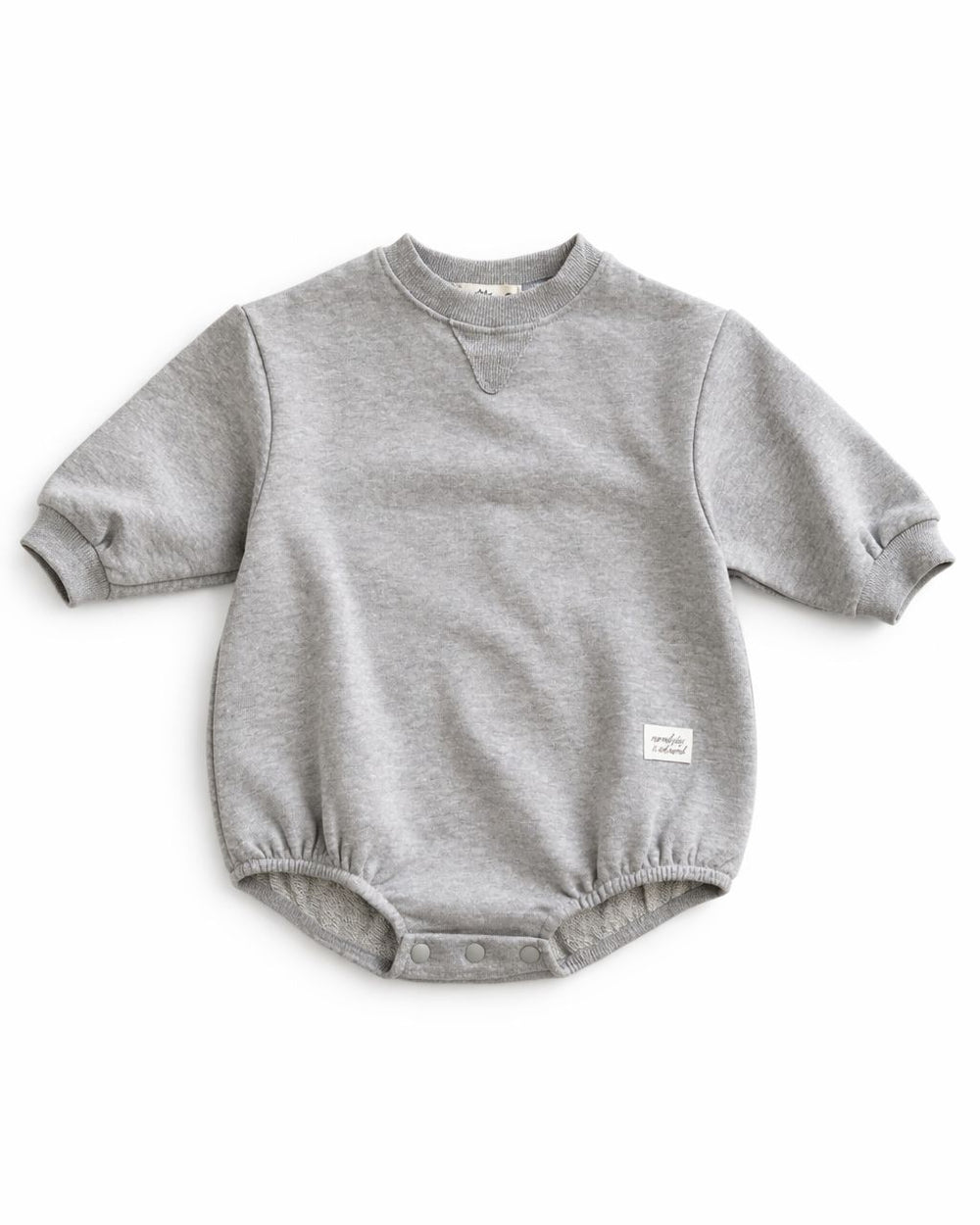Lennon Sweater Romper Grijs - Bebe