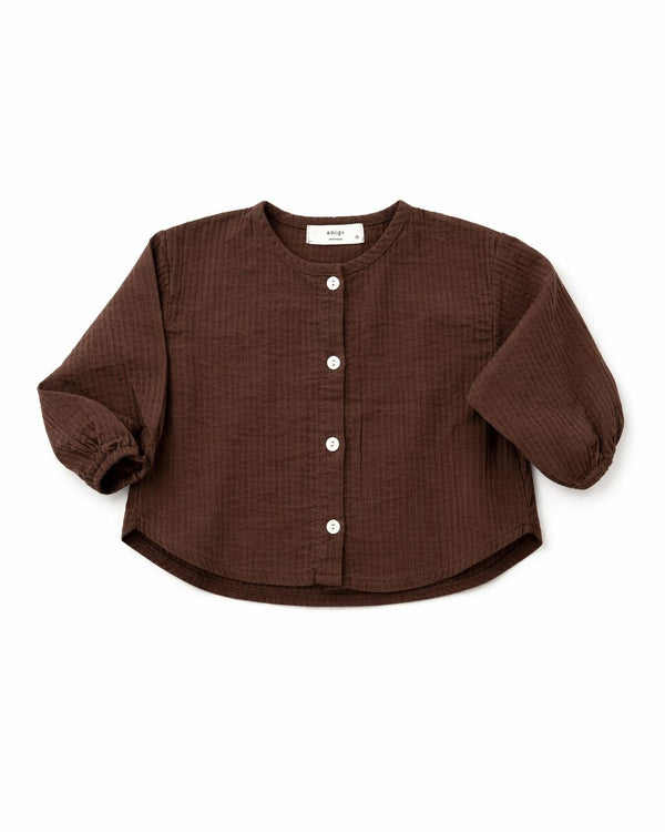 Ellie Blouse Bruin - Bebe