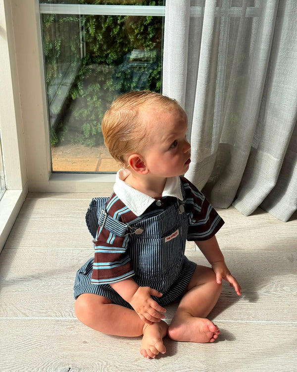 Rosie Polo Brown//Blue - Bebe