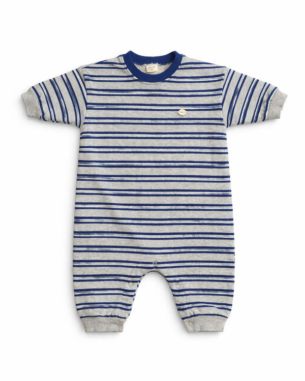 Billy Romper Striped Blue - Bebe