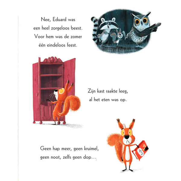 Twee vechtende eekhoorntjes
